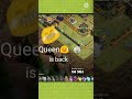 when queen used 1000+ IQ 😓 | #coc #gaming #rere