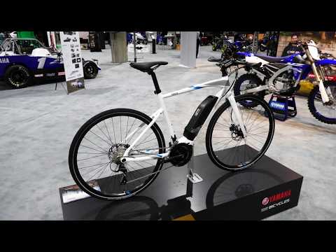 New 2018 Yamaha Cross Core Electric Bicycle (E-Bike) Exterior Tour - 2017 LA Auto Show