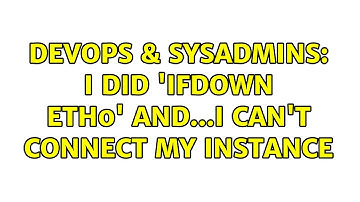 DevOps & SysAdmins: I did 