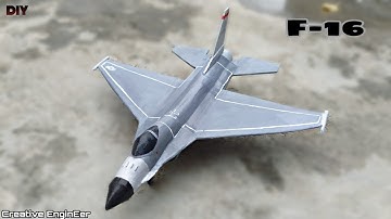 How to make F16 jet with paper | DIY fighter jet