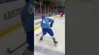 Sterling wolters 2002 D-man #55 Maine Nordiques NAHL (practice training highlights)