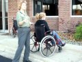 Wheelchair mobility over curbs