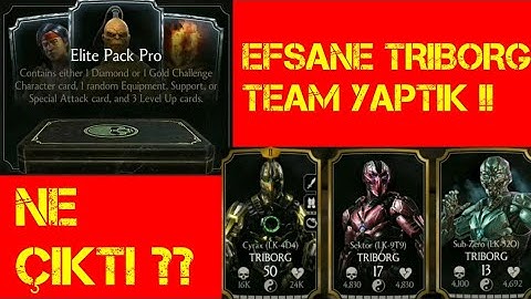 ELITE PACK PRO AÇTIK | NE ÇIKARDIK ?? | TRIBORG TEAM YAPTIK | EFSANE BÖLÜM | MORTAL KOMBAT X