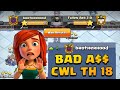 Too Easy Town hall 18 - CWL January Season #coc #cwl  