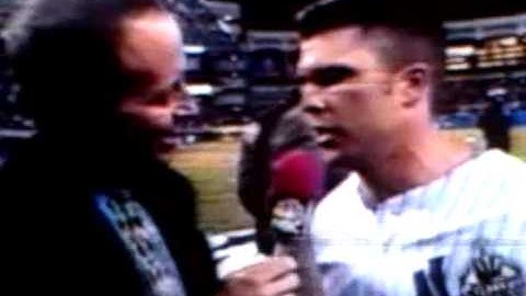 Chad Curtis Jim Gray interview 1999 World Series