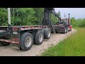 Fast Paced Logging Truck Video