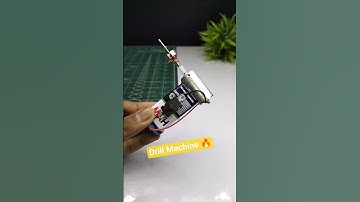 how to make mini Drill machine with dc motor || dc motor science project #motor #drill #shorts