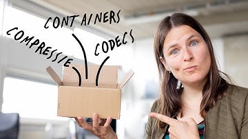 COMPRESSIE, CONTAINERS en CODECS uitgelegd