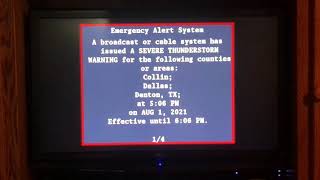 National Weather Service Severe Thunderstorm Warning EAS and NOAA Radio: Dallas, TX