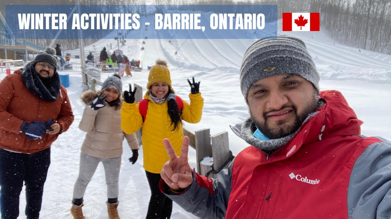 Winter Activity Barrie Ontario YouTube
