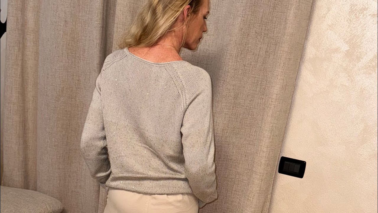 Icord su Collo a maglia -  rimaglio e rifinitura