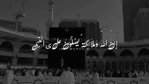 "ان الله وملائكته يصلون على النبي" بصوت انس الشهاب | حالات واتس اب قرآن كريم 🎧