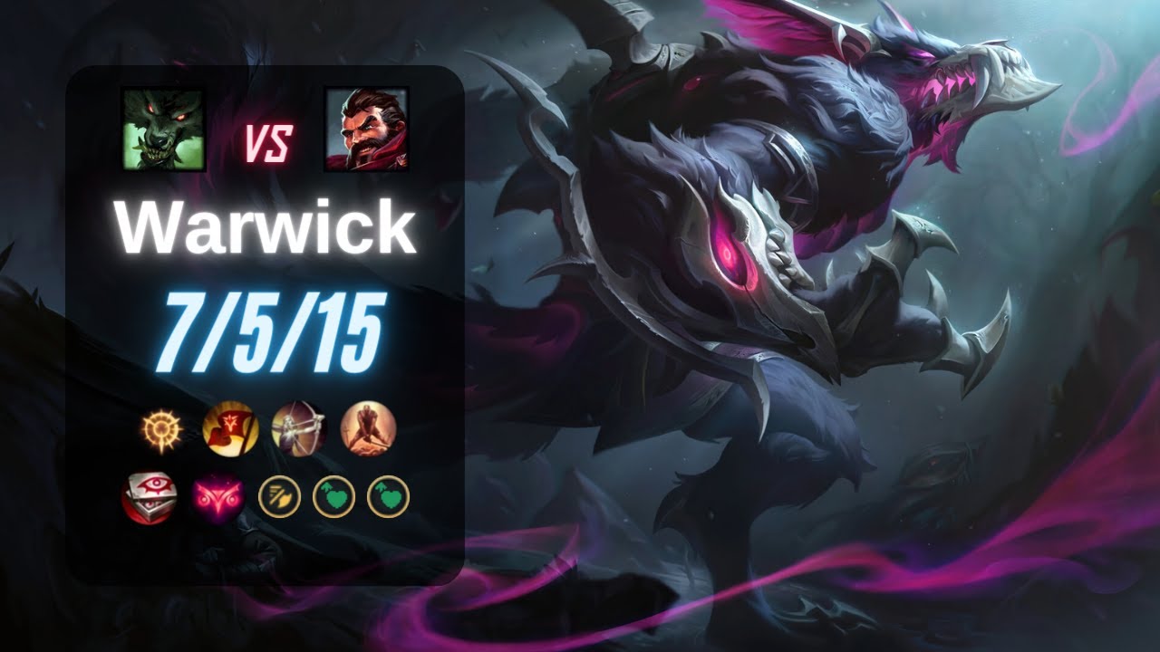 WARWICK JUNGLE vs GRAVES - EUW LoL Challenger Patch 14.3