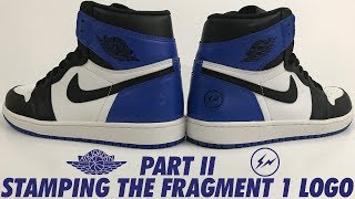 jordan 1 fragment custom