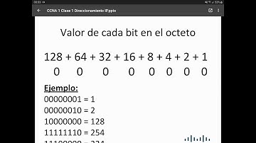 CCNA1 Clase 1 Direccionamiento IPv4