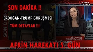 Erdoğan-Trump Görüşmesi̇ Tüm Detaylari - Son Daki̇ka