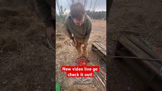 Crawdad boil over an open fire #crawdadboil #crawdads #crawfish #fire #smoked #outdoors #outdoorboys