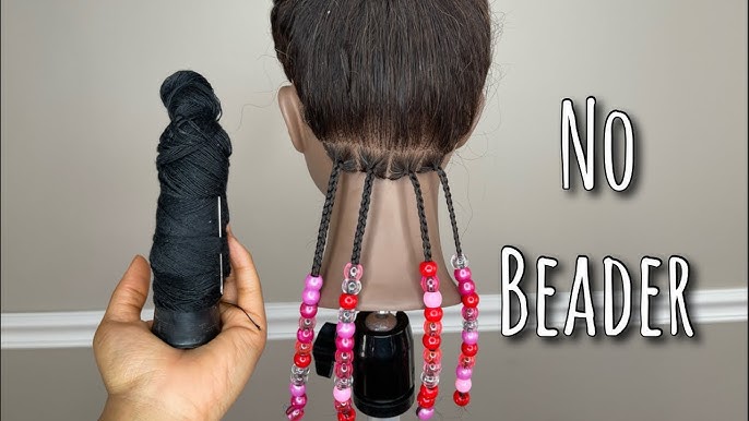 Beads Set Including Quick Beader For Kid Hair Braids Plastic - Temu