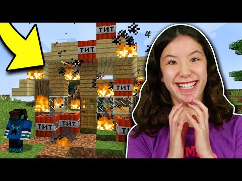 MY SISTER TROLLED ME IN MINECRAFT!