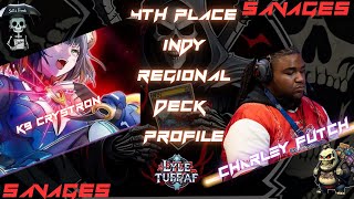 Top 8 Indy regional Charley Futch Piloting K/9 Crystron.