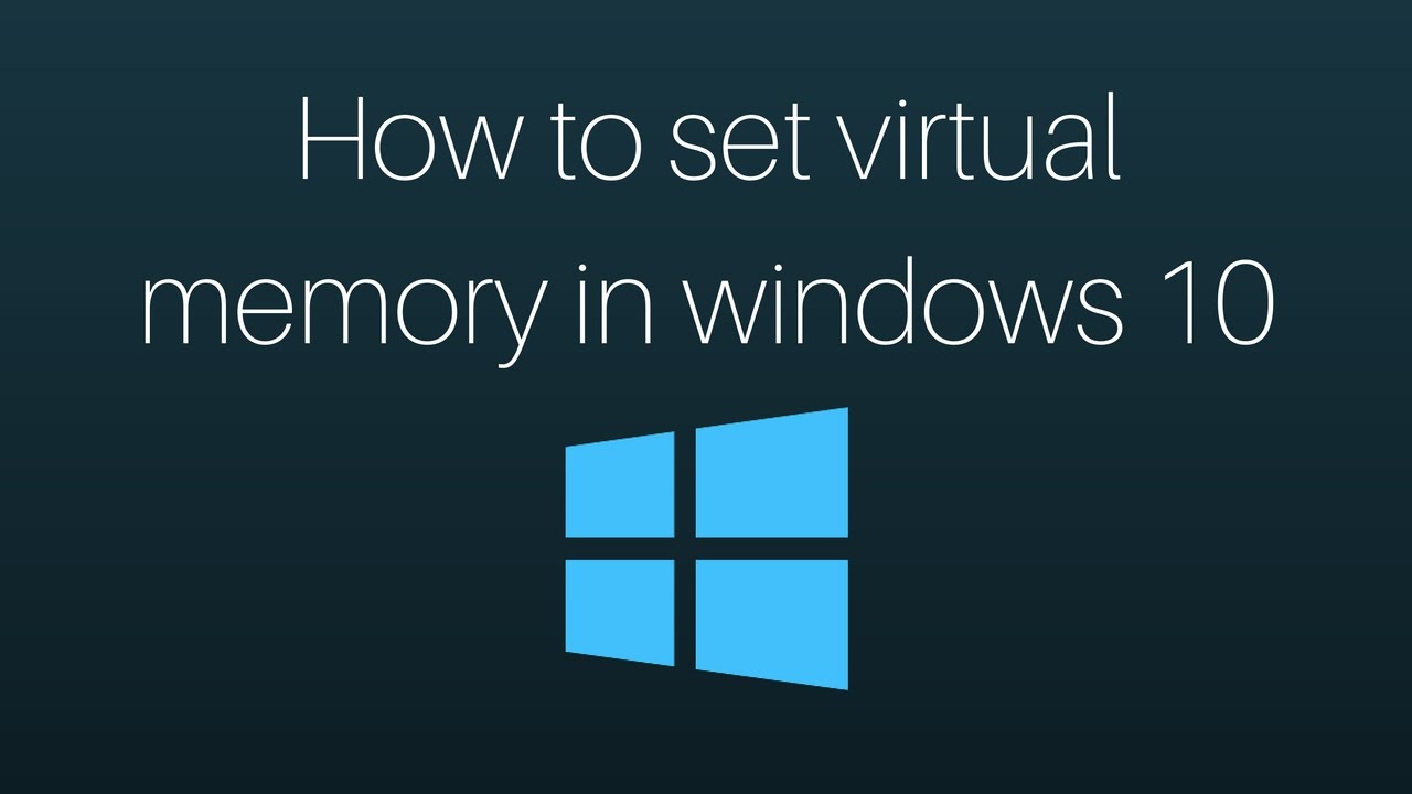 หน่วย ความ จำ เสมือน Update 2022 How to set virtual memory in Windows 10