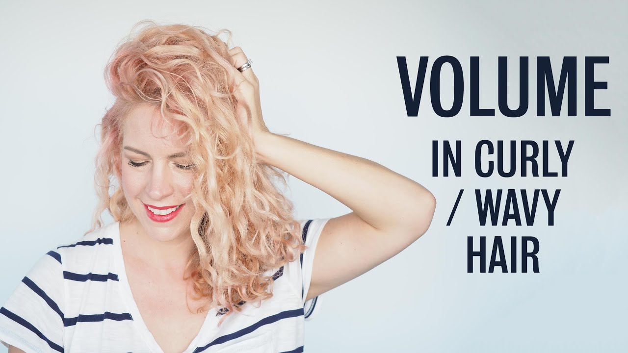 How to get VOLUME in curly hair with clips YouTube