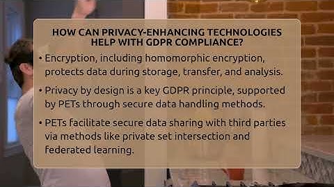 How Can Privacy-Enhancing Technologies Help With GDPR Compliance? - Talking Tech Trends