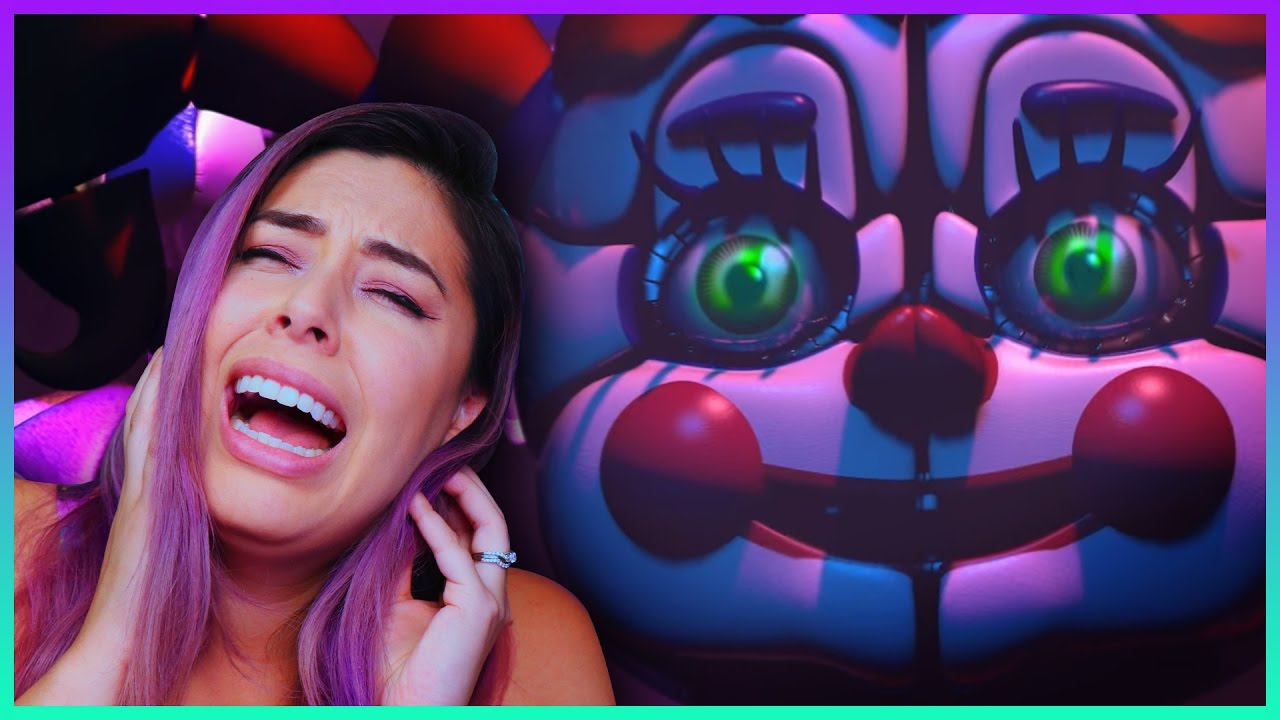 SHE IS LOOKING AT ME!  Five Nights at Freddy's: Sister Location - Part 1 ( Night 1, 2) 