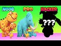 Dino bash - NOOB vs PRO vs HACKER