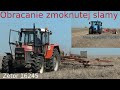 Obracanie slamy 2023 / Zetor 16245 / New Holland T6060 + Kuhn GA 6002 / PPD Rybany