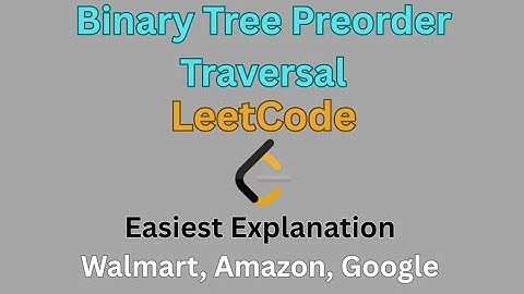 Binary Tree Preorder Traversal|LeetCode|Easiest Solution|Recursion