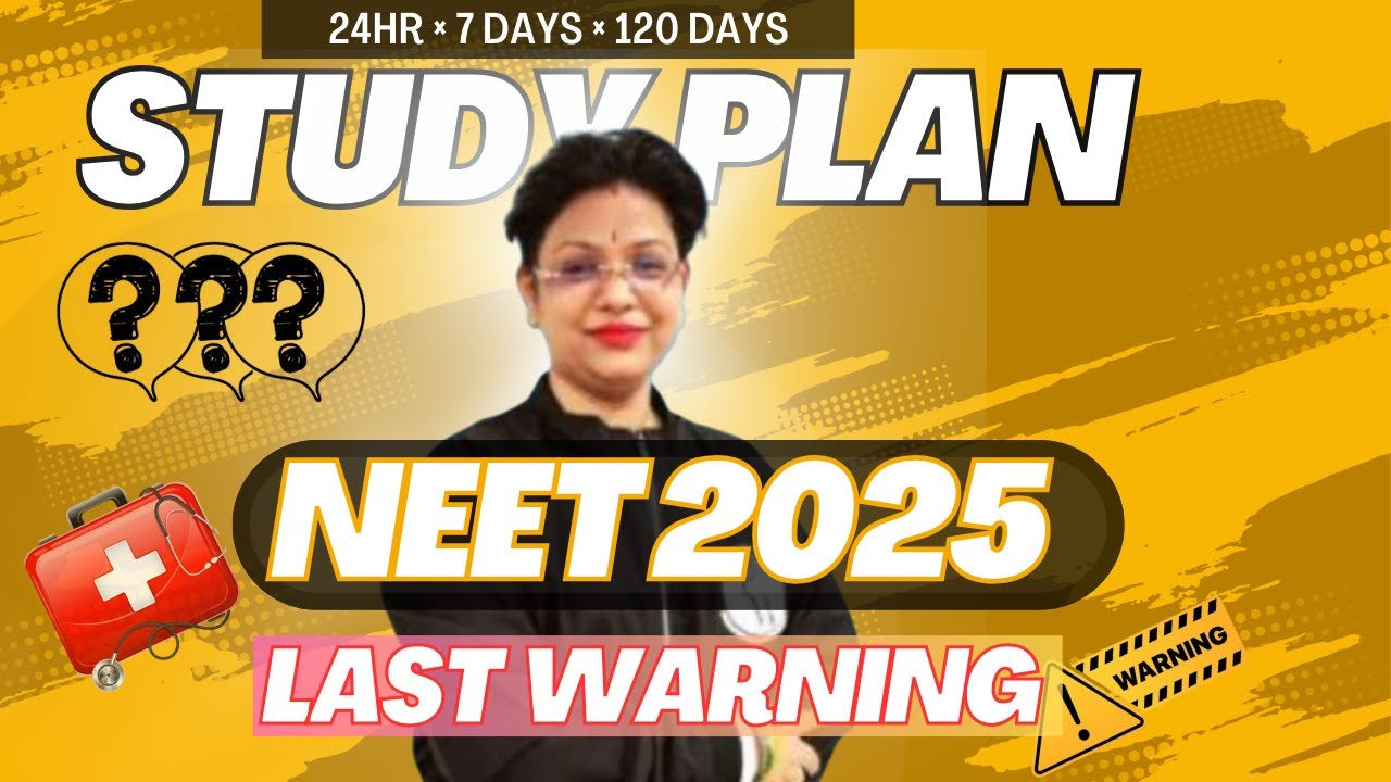 120 din me neet kaise creak karen || Crack NEET 2025 in 120 Days ...