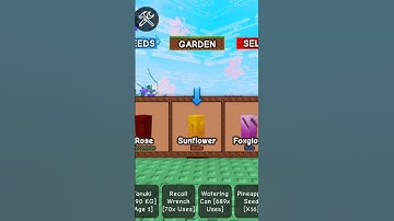 Thumbnail of I got the Sunflower Seed in Roblox Grow a Garden 🌻 | #shorts #viral