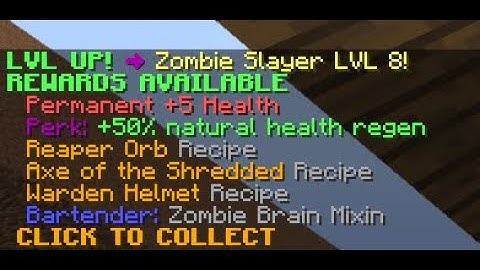 Zombie Slayer Level 8 and TWO Scythe Blades on Stranded! (Hypixel Skyblock)