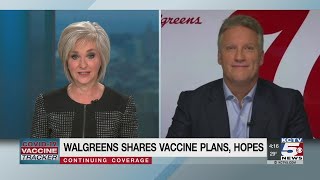 Walgreens shares COVID vaccine plans, hopes