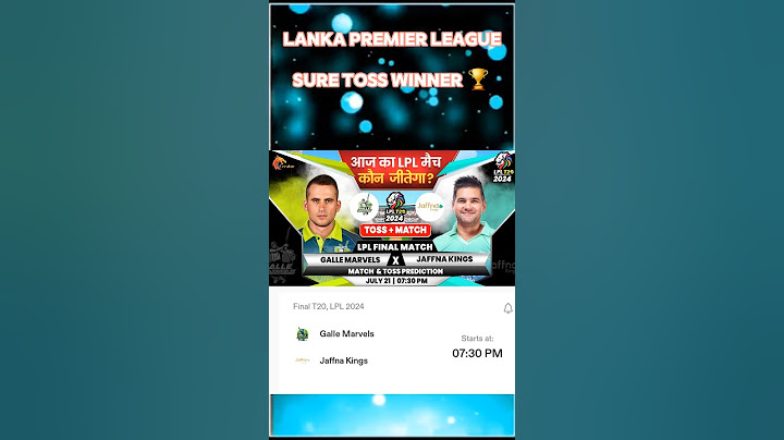 Galle Marvels vs Jaffna kings LPL Final Match Toss Winner prediction | jaffna vs galle final toss