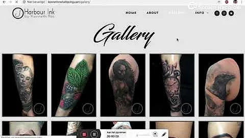 Webdesign - Kenneth Ros Tattooing