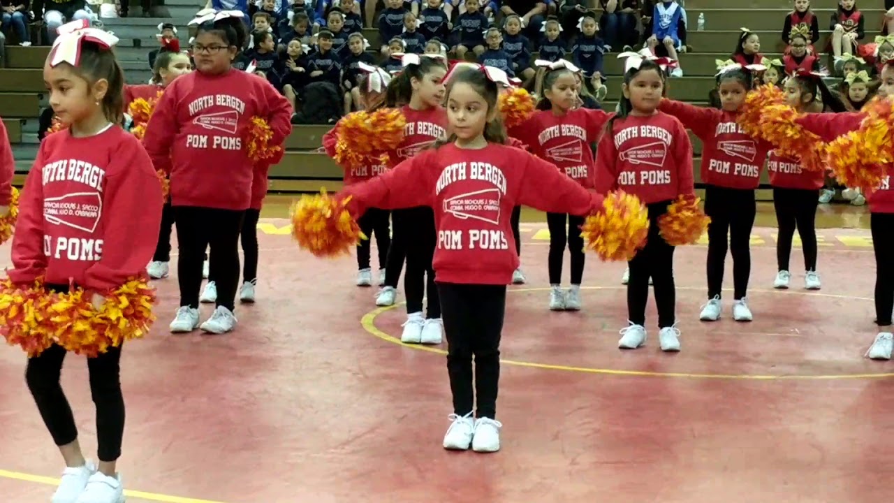 North Bergen Cheerleading Showcase 17 Pom Poms Carrie Cheering Youtube