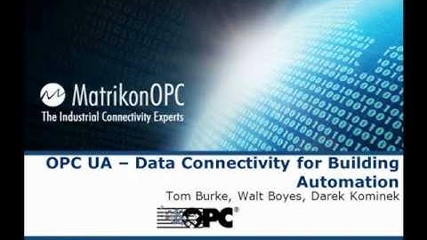 OPC UA in Building Automation -- What You Need To Know