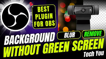 OBS Webcam Background Removal WITHOUT Green Screen!