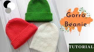 [STEP BY STEP] How to knit a Crochet BEANIE HAT in all sizes. EASY and Quick Tutorial.