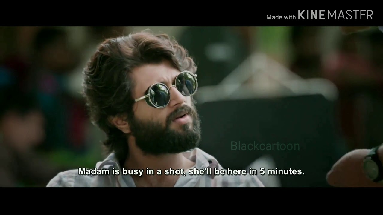  ArjunReddy attitude juice shaking scene