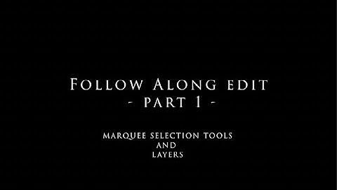 Creating new image layers in Photoshop using selections - Part 1: Marquee Selection Tools