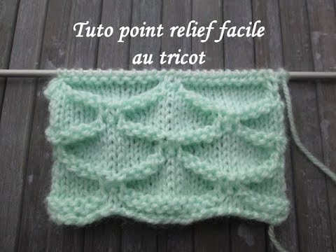 tuto point relief au tricot facile 3d relief stitch tuto point relief au tricot facile 3d relief stitch