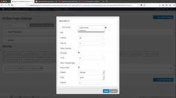 Add Video background for Gantry5 section