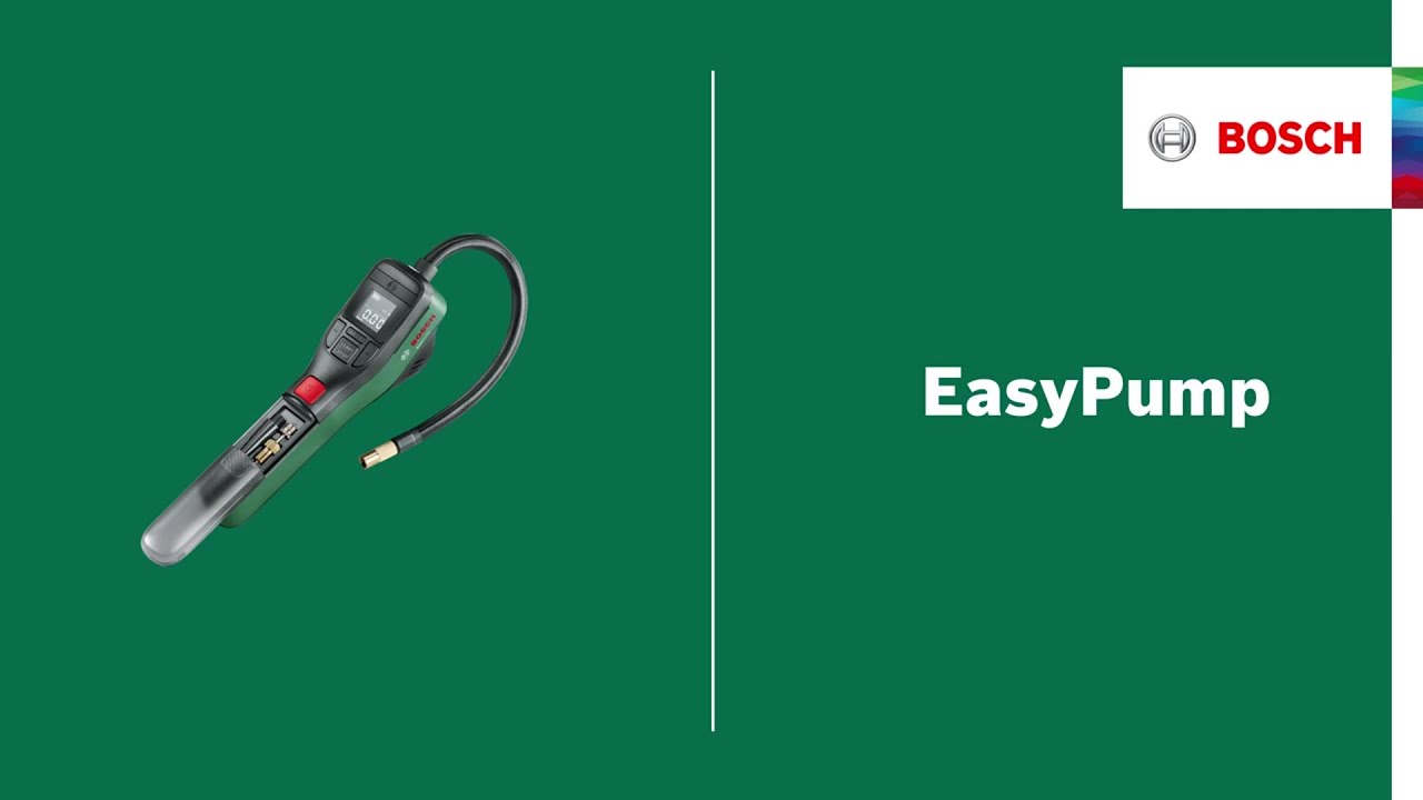 Bomba de aire comprimido a batería EasyPump - YouTube