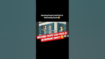 Watching People Cold-Pitch At Networking Events 😵‍💫  #networking #funny #shorts