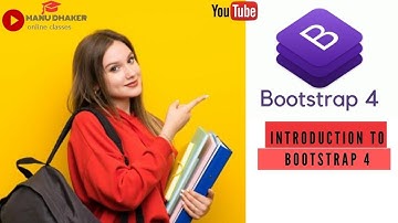 Lecture -1- // Bootstrap 4 Full Introduction with Program // Bootstrap 4 For Beginners In Hindi