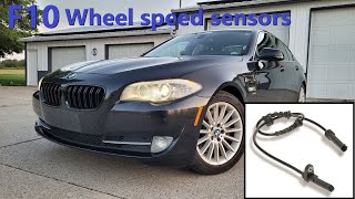 BMW 535i wheel speed sensor replacement by Auto Dad 960 views 7 months ago 7 minutes, 18 seconds