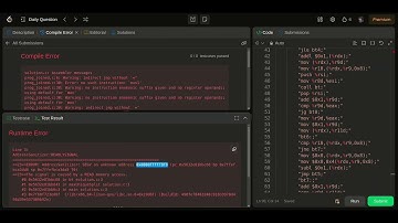 assembly programming on leetcode 1593. Split a String Into the Max Number of Unique Substrings